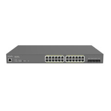 Cloud Managed Switch 24-port GbE PoE.at 410W 4x10Gb SFP+ L2 19i<br>The ECS1528FP Cloud Managed 410W 24-Port PoE Switch features simplified network configuration, monitoring and management options along with an easy-to-use Web interface. Power compatible P