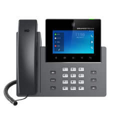 Grandstream  GXV3450 IP Video Phone, 5 inch 1280x720 capacitive touch screen, 16 lines with up to 16 SIP accounts, 2 mega-pixel CMOS camera, Wi-Fi 5 a<br>Protocols/standards 
SIP RFC3261, TCP/IP/UDP, RTP/RTCP, HTTP/HTTPS, ARP, ICMP, DNS (A-record, SRV, NA