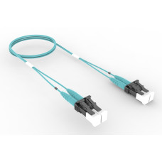 Patch Cord SYSTIMAX LazrSPEED duplex MM 50/125 OM4 LC - LC 1.6 mm, LSZH, 6 FT<br>General Specifications

Color, boot A -     	        Aqua

Color, connector A -	        Black

Color, boot B -     	        Aqua

Color, connector B -	        Black

Interfac