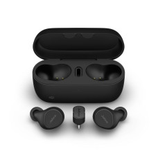 Jabra Evolve2 Buds USB-C MS<br>Active Noise Reduction (ANC)
Yes

Multisensory voice™
4 microphones, 2 VPUs (bone conduction sensor), Jabra algorithms

HearThrough
Yes

Noise-isolating fit
Yes

Reduction of intra-ear pressure
Yes

Wind noise reduction
Yes
