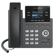 Grandstream GRP2612P, Carrier-Grade IP Phones, 2+2  line keys, 2 SIP accounts, 16 Digital BLF and Speed Dial keys, HD, PoE<br>Protocols/Standards
SIP RFC3261, TCP/IP/UDP, RTP/RTCP, HTTP/HTTPS, ARP, ICMP, DNS(A record, SRV, NAPTR),
DHCP, PPPoE, TELNET, TFT