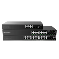 Grandstream GWN7813, Layer 3 Managed Network Switch, 24x GbE RJ45, 4x SFP+, stackable, optional redundant PSU Enterprise Managed Layer 3 Network Switch The GWN7810 series are Layer 3 managed network switches that enable medium and large companies to b