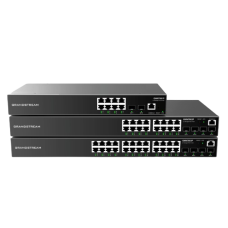 Grandstream GWN7813, Layer 3 Managed Network Switch, 24x GbE RJ45, 4x SFP+, stackable, optional redundant PSU<br>Enterprise Managed Layer 3 Network Switch

The GWN7810 series are Layer 3 managed network switches that enable medium and large companies to b
