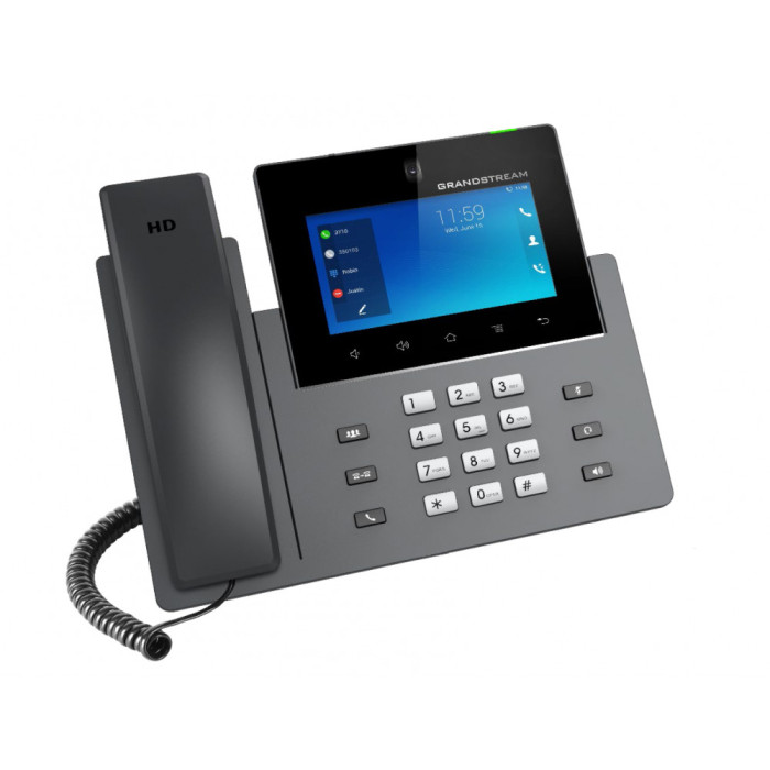 Grandstream GXV3350, IP Multimedia Video Phone, 5' capasitive touch screen color LCD (1280x720), 1 M CMOS camera,Dual 100M/1000M Ethernet PoE/PoE+<br>Protocols/Standards 
SIP RFC3261, TCP/IP/UDP, RTP/RTCP, HTTP/HTTPS, ARP, ICMP, DNS (A record, SRV, N