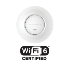 Grandstream GWN7660E, Indoor AX3000 Wi-Fi 6 Access Point, 2x2:2 2.4G, 3x3:2 5G, 1x GbE, PoE, up to 175m coverage, up to 256 wireless clients, 3Gbps aggregate wireless throughput, 50 AP local controlle<br>Wi-Fi Standards 
IEEE 802.11 a/b/g/n/ac/ax

Antenna