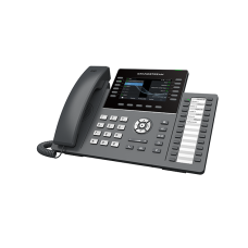 Grandstream GRP2636, Professional P Phone, 16 SIP accounts, 12 lines, 2x GbE PoE, Wi-Fi, 480x272 (4.3') color LCD, 24 paper BLF keys, 12V/1A PSU<br>Protocols/standards
SIP RFC3261, TCP/IP/UDP, RTP/RTCP, HTTP/HTTPS, ARP, ICMP, DNS (record A, SRV,
NAPT