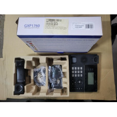 Grandstream GXP1760, Mid Range HD IP Phone, 6  line keys, 3 SIP accounts, 24 Programmable BLF/speed dial keys, HD (with power supply)<br>The GXP1760 is a mid-range IP phone with a sleek new design and a mid-range call feature set. It supports 6 lines, 3 S