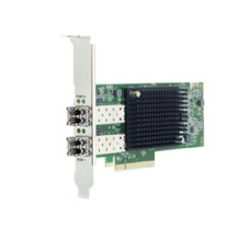 Emulex LPe35002 Dual Port FC32 Fibre Channel HBA, PCIe Low Profile, Customer Kit<br>Device Type
Host Bus Adapter

The form factor
Connection card — low profile

Interface type (bus)
PCI Express 4.0 x8

PCI Specification Version
PCIe 4.0

Ports
32Gb Fibre 