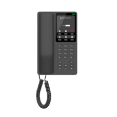 Grandstream GHP621W, Black Compact Hotel IP Phones, 2 lines, 2 SIP accounts, One 10/100 Mbsps Ethernet ports,USB Type-C port for charging external devices, PSU included<br>Protocols/standards
SIP: SIP RFC3261, TCP/IP/UDP, RTP/RTCP, RTCP-XR, TLS, SRTP
Netw