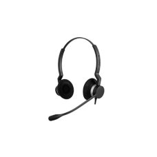 Jabra Biz 2300 QD, Wideband, Duo<br>Sound protection of the user
PeakStopTM 118 dBA SPL (RMS), noise at work and
Compatible with G616

Speaker size
Mono: Ø 28 x 3.9 mm
Duo: 2 pcs. Ø 28 x 3.9 mm.

Speaker Max. input power
10mW

Speaker sensitivity
93 dB ±3