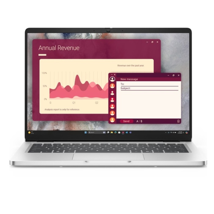 Dell Pro 14 PC14250/U5 235U/16GB/512GB SSD/FgrPr/W11 Pro/FHD IR Cam & Mic/WLAN + BT/14.0' FHD+/Backlit Kb/3 Cell/65W/vPro/3Yr PS<br>