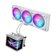 Водяное охлаждение CPU Asus ROG RYUO IV SLC 360 ARGB WHT, 3x120mm, AMOLED-display, Black 36915