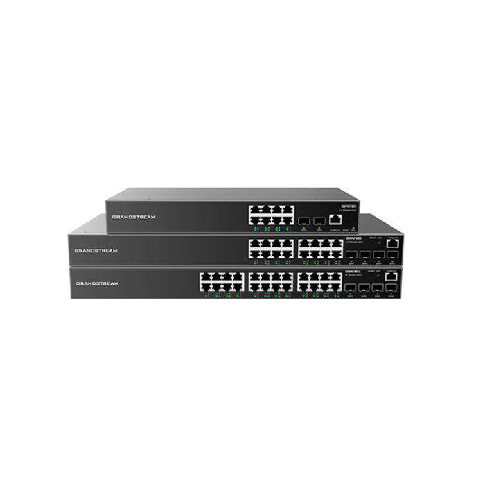 Grandstream GWN7801P, Enterprise Layer 2+ Managed Network Switch, 8-ports Gigabit Ethernet, PoE/PoE+ (120W), 2-SFP, Desktop, wall-mount<br>Network Protocol
IPv4, IPv6, IEEE 802.3, IEEE 802.3i, IEEE 802.3u, IEEE 802.3ab, IEEE 802.3z, IEEE 802.3x, IEEE 802.