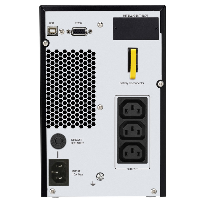 APC Smart-UPS SRV 1000VA 230V<br>Main characteristics:
  - Main input voltage - 230 V
  - Other Input voltage - 220 V; 240 B
  - Main output voltage - 230 V
  - Other Output voltage - 220 V; 240 V
  - Rated power [W] - 800 W
  - Rated power - 1000 VA
  - 