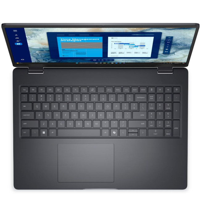 Ноутбук Dell/Pro 16 PC16250/3г/Core Ultra 7/265U/1,7 GHz/16 Gb/SSD/512 Gb/No ODD/Graphics/integrated/16''/1920x1200/Windows 11/Pro/Backlit Kb/Fingerp 252304