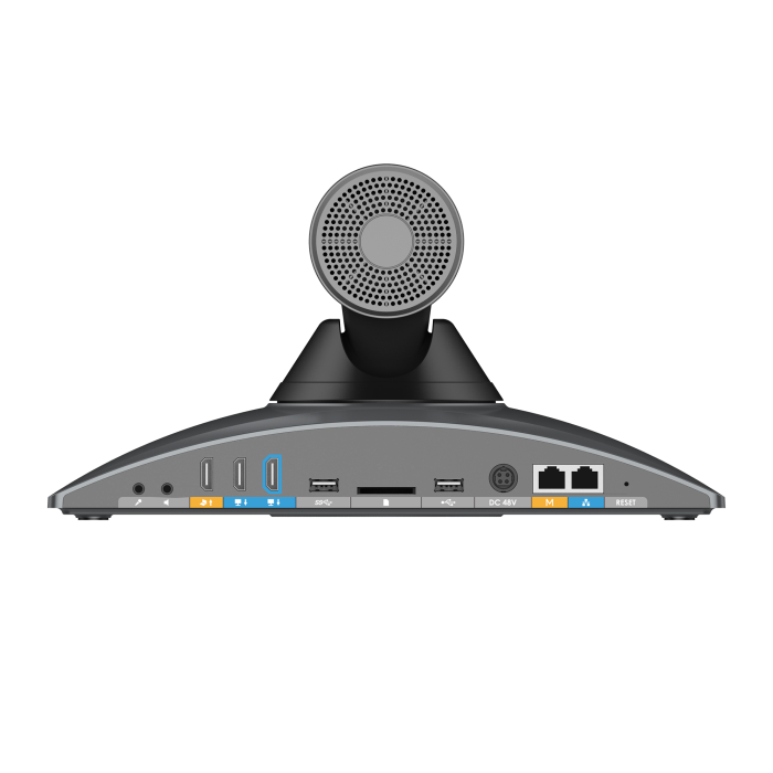 Grandstream GVC3220 - video conferencing system 4K, Android 9.0, Bluetooth, WIFI, 8M pixel CMOS sensor, 12x zoom and PTZ, 1x USB 3.0, 1x USB 2.0, 1xSD<br>Technical specifications: 
Protocols / Standards SIP RFC3261, H.323,BFCP, TIP, RTP/RTCP, HTTP/HTTPS, 