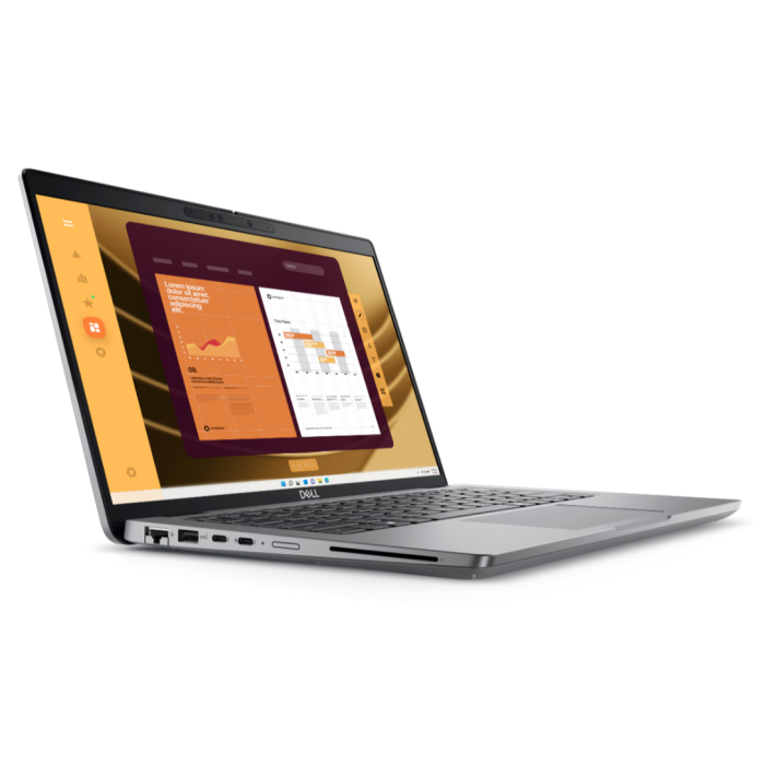 Dell Latitude 5450/Ultra 5 135U/16GB/512GB SSD Gen4/14.0' FHD Touch/Integrated/FHD/IR Cam/Mic/WLAN + BT/Backlit Kb/3 Cell/W11Pro/vPro/3Yrw Processor Intel® Core™ Ultra 5 135U, vPro® (12 MB cache, 12 cores, 14 threads, up to 4.4 GHz Turbo) The ope