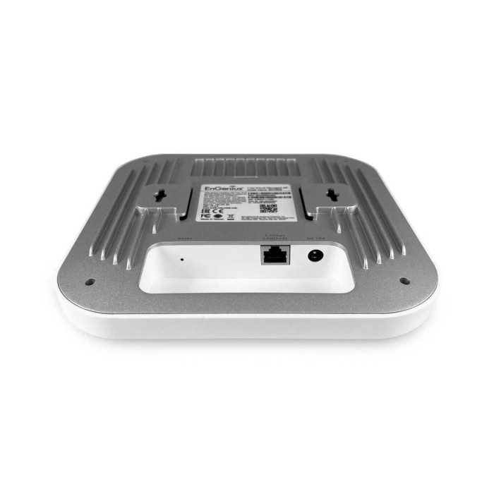 Cloud Managed AP Indoor Dual Band 11ax 1148+2400Mbps 4T4R 2.5GbE PoE.at(+) 3dBi ia Scanning Radio BLE<br>EnGenius Cloud Managed Wi-Fi 6 4×4 Indoor Access Point ECW230 S supports dual concurrent 802.11ax Wi-Fi 6 architecture, delivering supercharged speeds