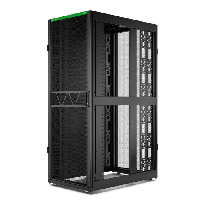APC NetShelter SX Server Rack Gen 2, 42U, 1991H x 750W x 1200D mm, with Sides, Black [TAA]<br>