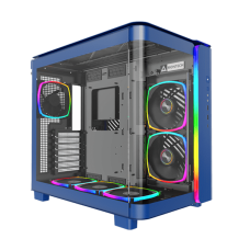 Корпус Montech KING 95 PRO (Prussian blue) ATX/Micro-ATX/Mini-ITX 2xUSB3.0 1xType-C 1xAudio Синий
