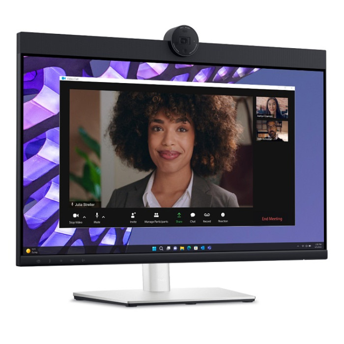 Dell 24 Video Conferencing Monitor - P2424HEB,  60.47cm (23.8')/FullHD (1920 x 1080) at 60 Hz/IPS/16:9/250 cd/m2/1000:1/AG/4MP RGB+IR 2K camera/3Yr w<br>The diagonal viewing size
is 23.8 inches

Panel Type
Planar Switching Technology (IPS)

Viewing a