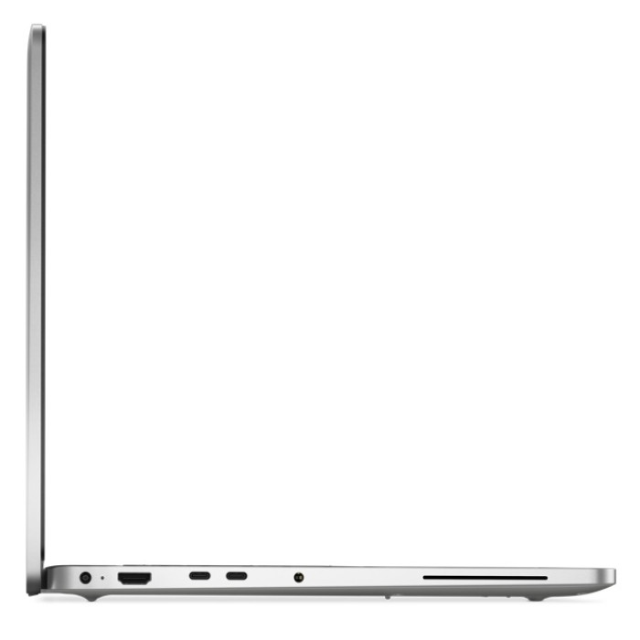 Dell Pro 16 PC16250/U7 255U/16GB/512GB SSD/16.0' FHD+/Integrated/FgrPr/FHD/IR Cam/Mic/WLAN + BT/Backlit Kb/3 Cell/W11Pro/1YwPS<br>Right view
1.	USB 3.2 Gen 1 Type-A
2.	USB 3.2 Gen 1 Type-A with PowerShare
3.	RJ45 Ethernet port, 1GbE
4.	Wedge-shaped l