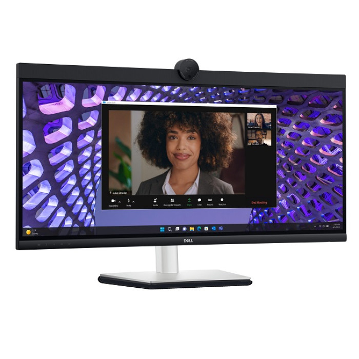 Dell 34 Curved Video Conferencing Monitor - P3424WEB, 86.71cm (34.1')/3Y Whole Unit Exchange<br>