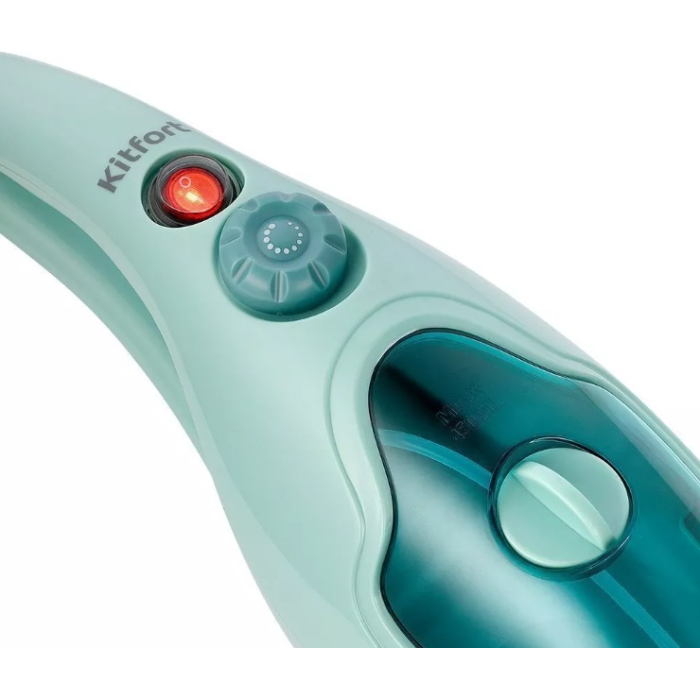 Электрошвабра Kitfort КТ-1079 голубой, бирюзовый
