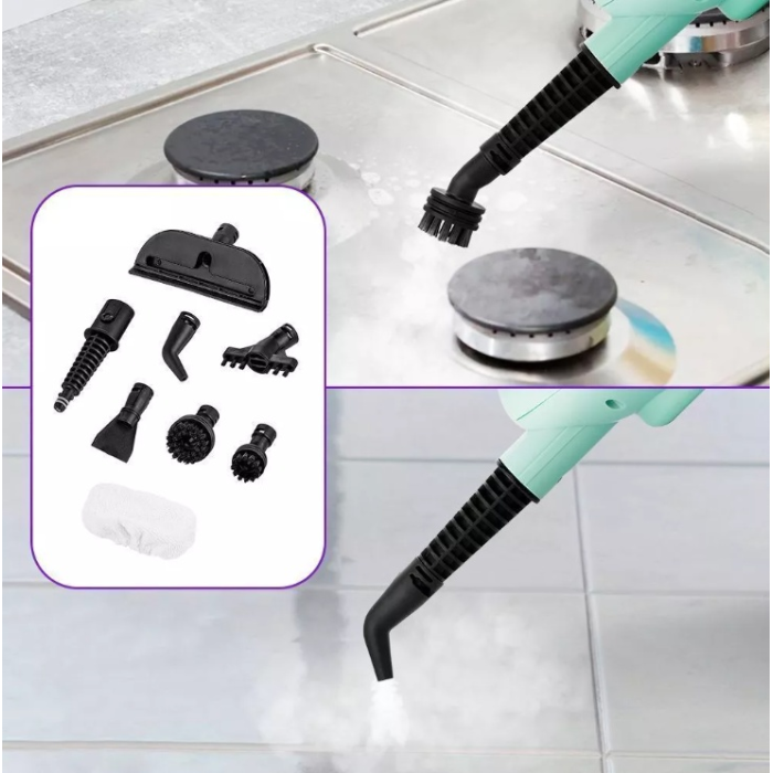 Электрошвабра Kitfort КТ-1079 голубой, бирюзовый