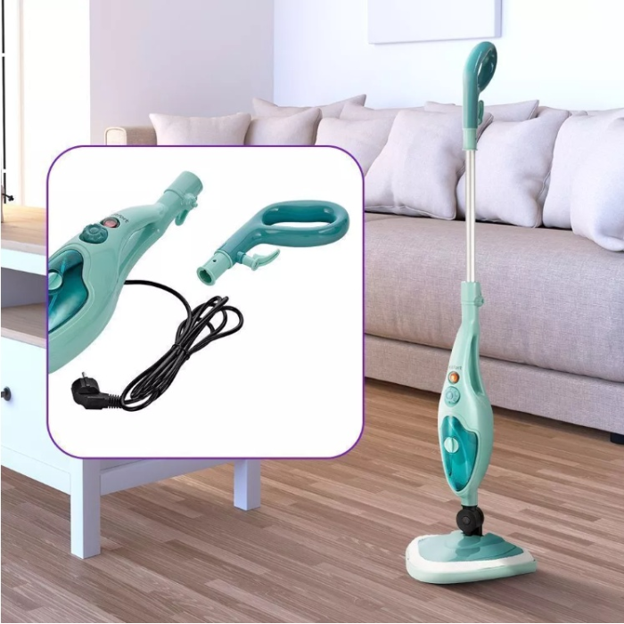 Электрошвабра Kitfort КТ-1079 голубой, бирюзовый