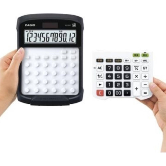 CASIO WD-320MT-W-EC, 12-разрядный, черный, белый