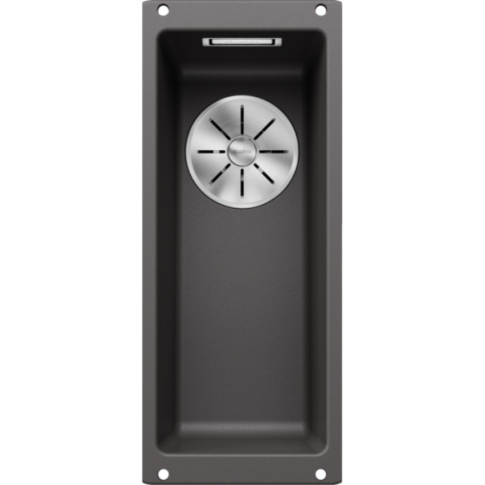 Кухонная мойка Blanco Subline 160-U темная скала (523397) 19х46х13 см, искусственный камень, тон темная скала