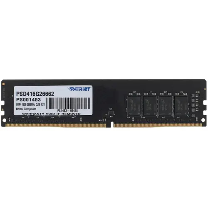 DIMM DDR4 16 GB Patriot, PSD416G26662, CL19