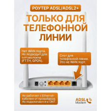 Модем DSL TP-Link TD-W8961N(RU), 300 Mbps Wireless N ADSL2 маршрутизатор