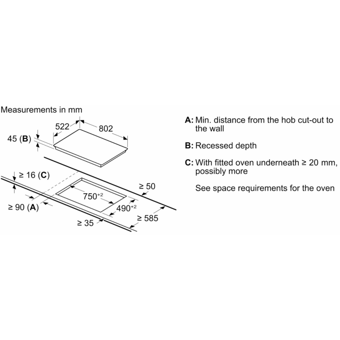 Bosch PKN811FP2E черный