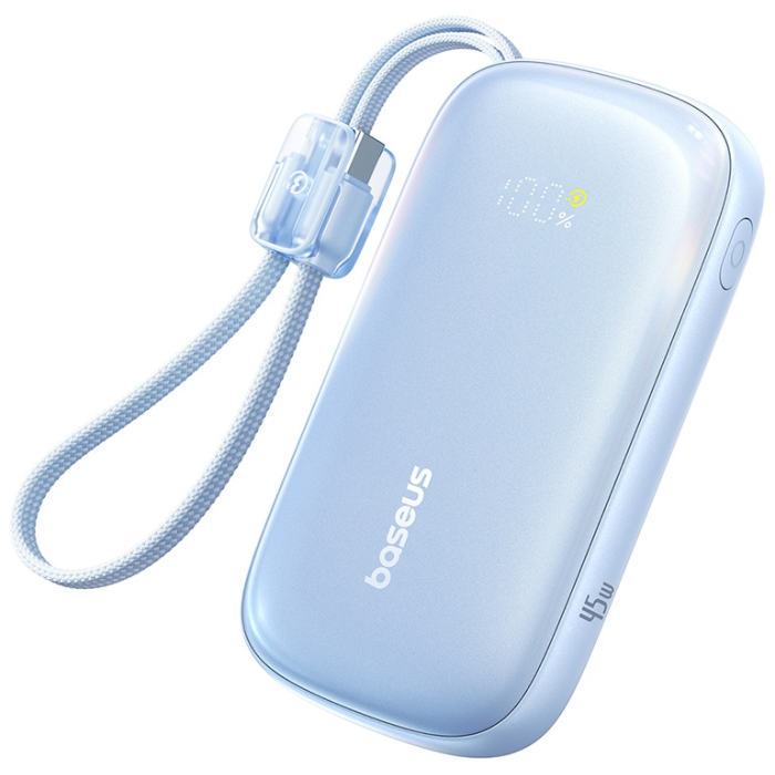 Портативный внешний аккумулятор Baseus EnerFill FC21 Qpow 3 Ultra 10000mAh 45W Galaxy Blue (E0027Q03