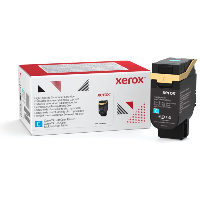 Xerox 006R04832 с чипом голубой (cyan)