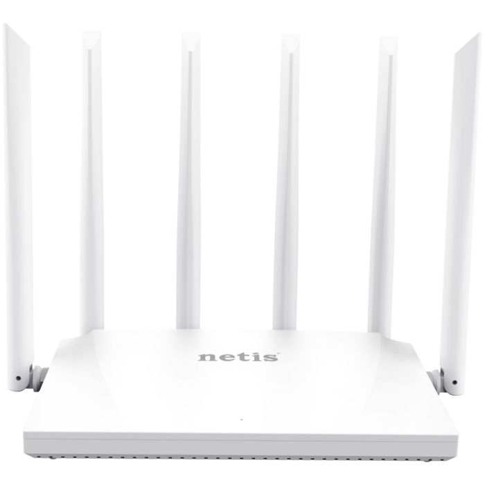 Wi-Fi роутер Netis NC63, WiFi 5, AC1200, 300+867Мбит/с, 6x5dBi, TR-069, Mesh, IPTV, GWAN, 3xGLAN