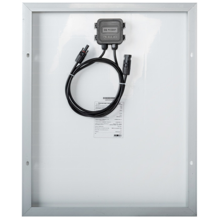 SVC монокристалл 100 Вт, 12 В, 36 (3x12) панель 910х670х30 мм