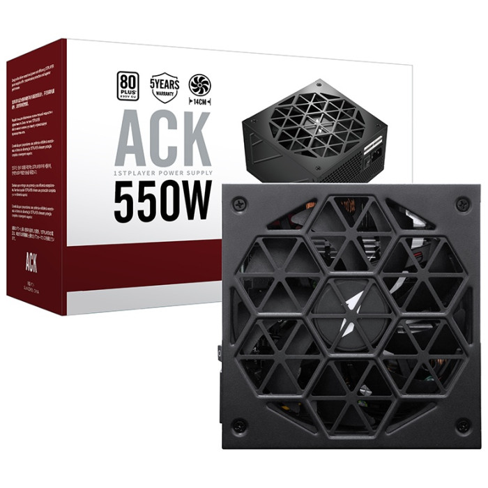 1STPLAYER A 550W BK, HA-550AC1-BK	 550 Вт