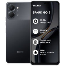 TECNO SPARK Go 3 4 ГБ/128 ГБ черный