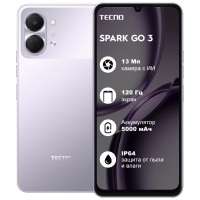 Мобильный телефон TECNO SPARK Go 3 (KN3) 128+4 GB Aurora Purple