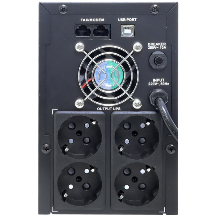 Источник бесперебойного питания Hikvision DS-UPS2000 Schuko