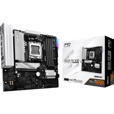 Материнская плата ASRock B650M PRO X3D AM5 4xDDR5 4xSATA3 3xM.2 Type-C HDMI DP mATX
