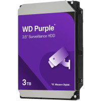 HDD AV WD Purple (3.5'', 3TB, 128MB, 5400 RPM, SATA 6 Gb/s)
