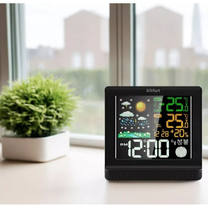 Метеостанция Kitfort КТ-3382 черный