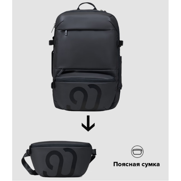 Xiaomi NinetyGo Multifunctional Travel Backpack мультиспортивный 25 черный