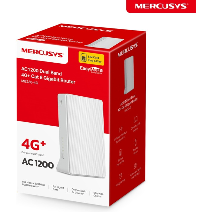 Маршрутизатор Mercusys MB230-4G