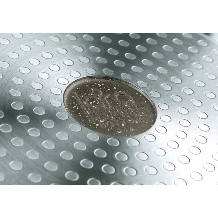 Сковорода сотейник LARA Rio Choco LR02-211 24 см, алюминий