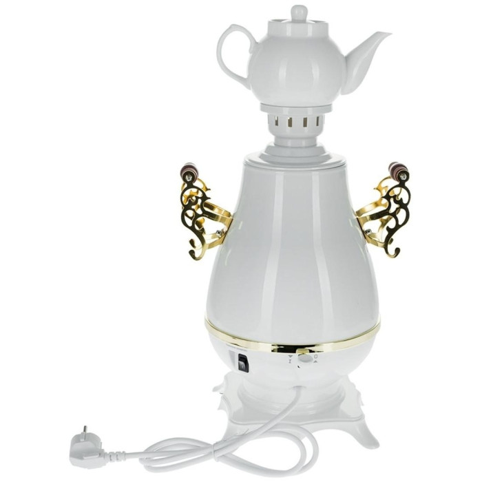 Электросамовар CENTEK CT-0092 A белый, голубой